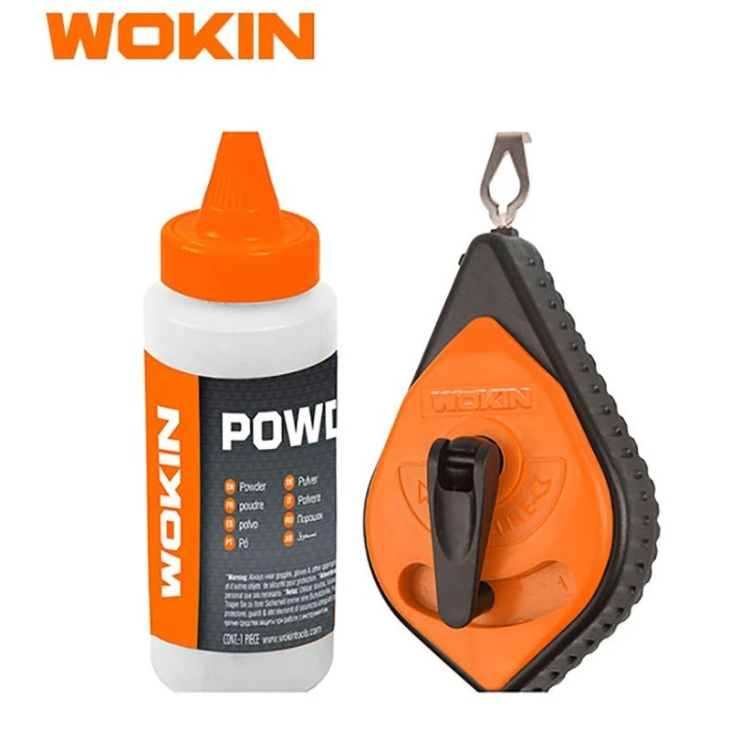 Traçador de Linhas ABS 30mts+Pó Wokin