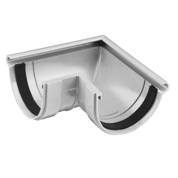 Curva Exterior Caleira Cinza D25