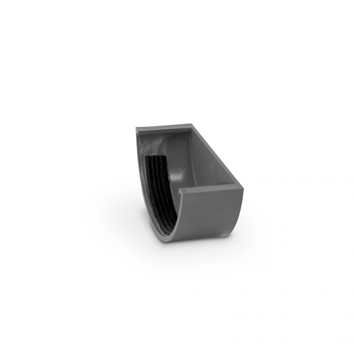 Topo PVC p/ Caleira 102 Cinzento