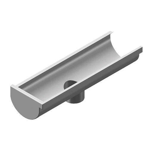 Abraçadeira/ Suporte PVC p/ Caleira 150 Cinzento