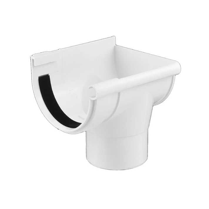 Topo Descarga DTO p/ Caleira D25 Branco