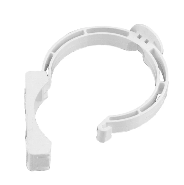 Abraçadeira PVC 90 Branca p/ Tubo de Caleira