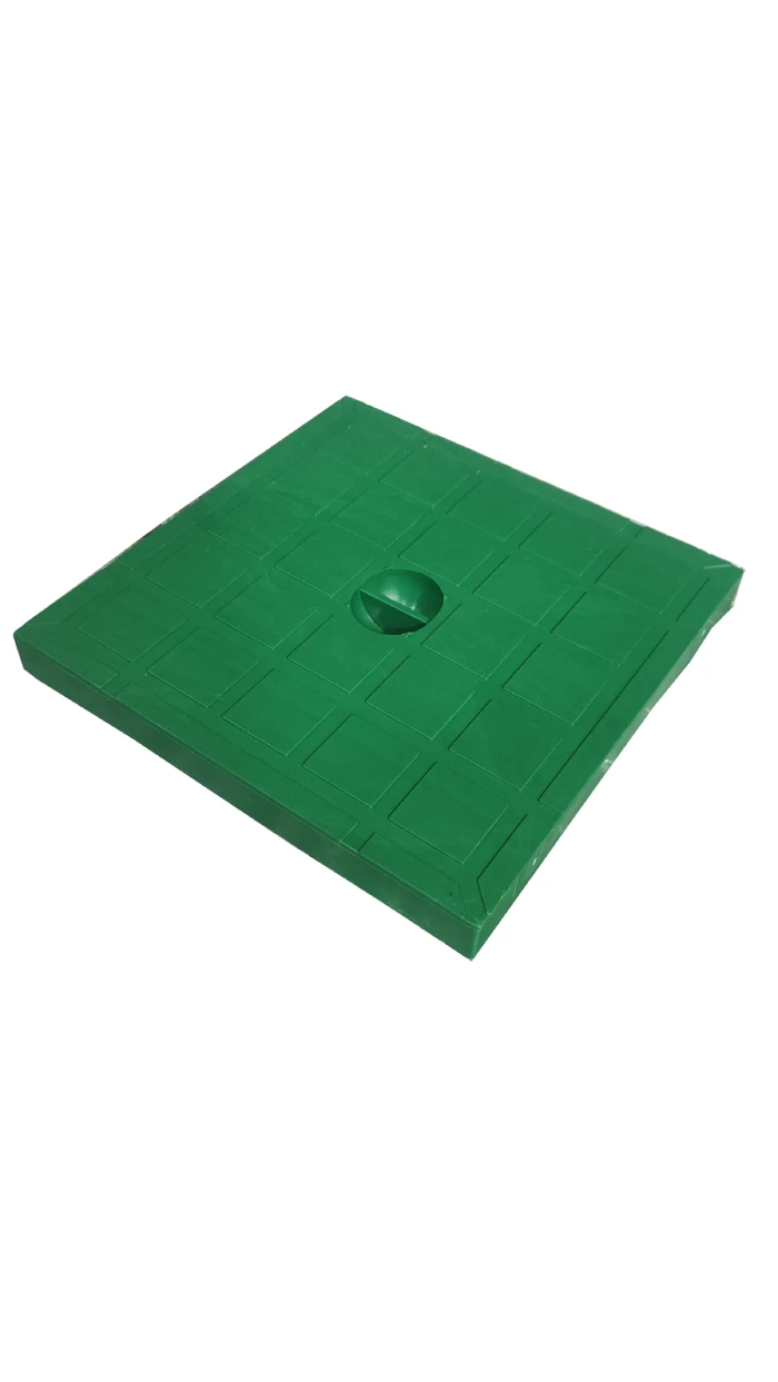 Tampa com Aro Verde 20x20