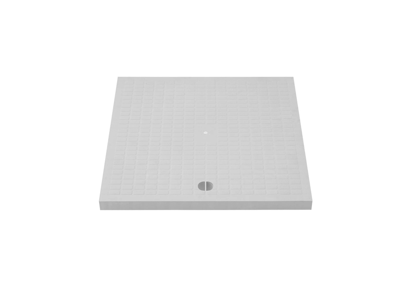 Tampa com Aro saneamento Cinza 55x55