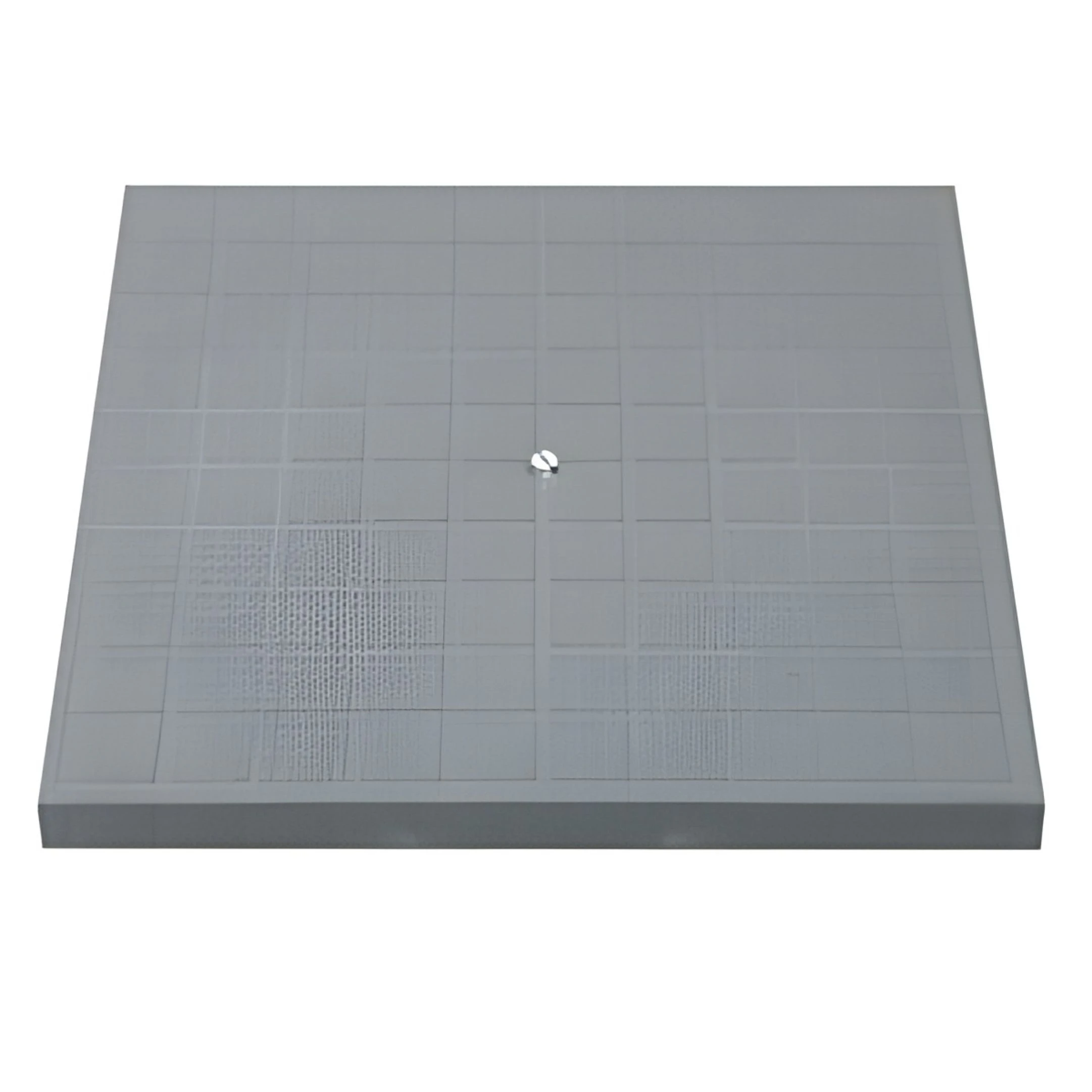 Tampa Simples Cinza c/ Paraf 55x55