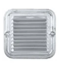 Grelha Vent. Aluminio Fixa 608 em Blister 140x140