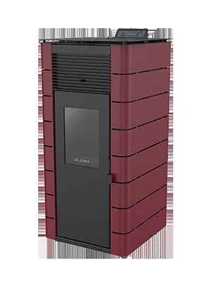 Salamandra Pellets Ar K200 10kw Capa Himalaia Bordeaux