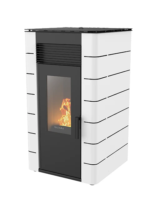 Salamandra Pellets Água HIDRO 12kw HIMALAIA Branco