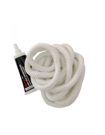 Kit Cordão F Vidro+Cola Ø 10mm Branco