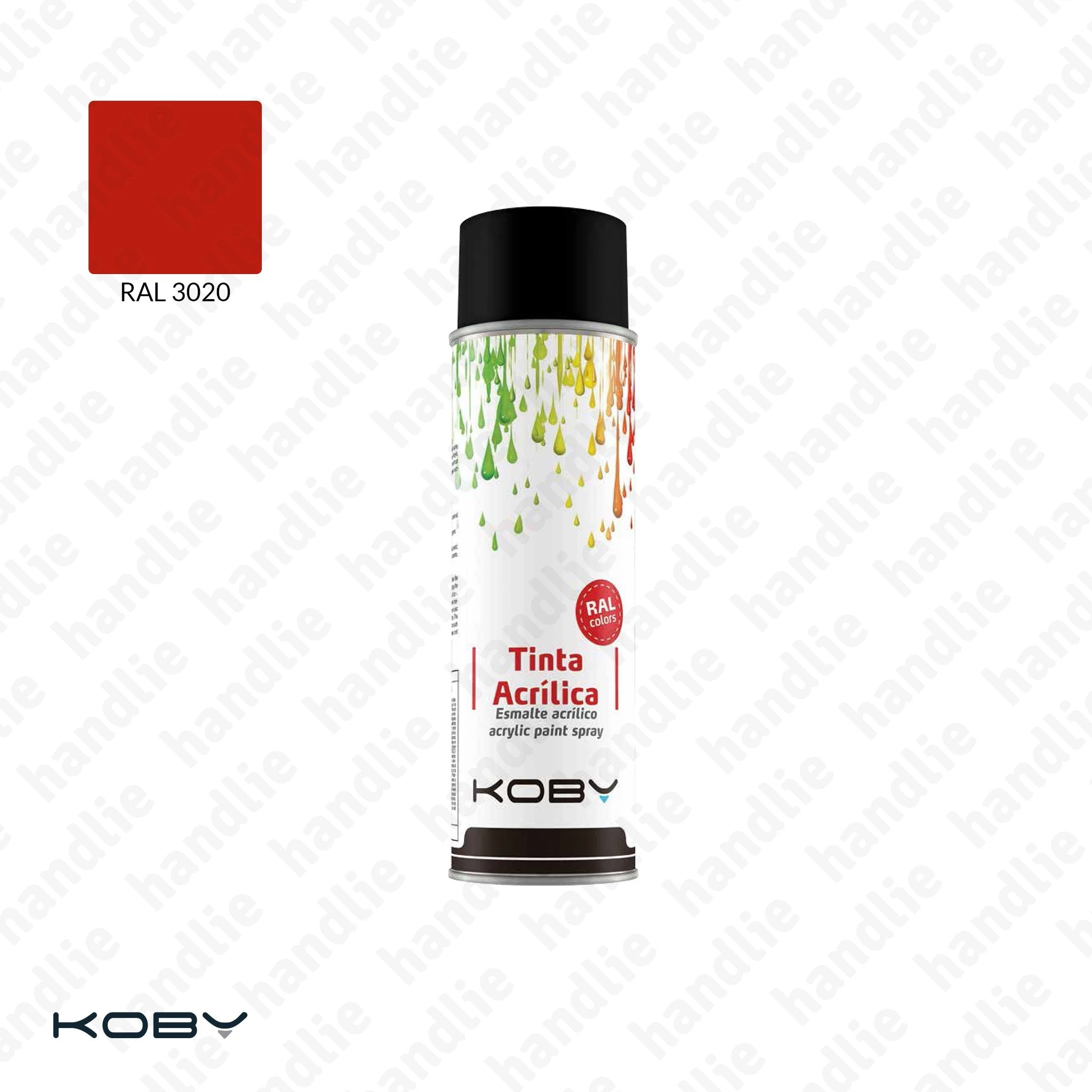 Marcador em Spray 500ml Vermelho RAL 3020