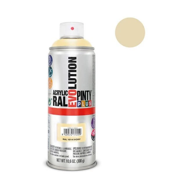 Esmalte Acrilico 400ml Branco Marfim RAL 1014