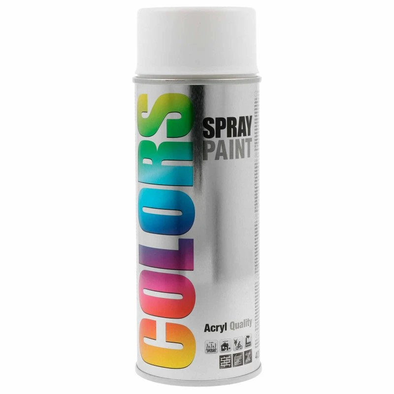 Esmalte Acrilico 400ml Branco Mate RAL 9010