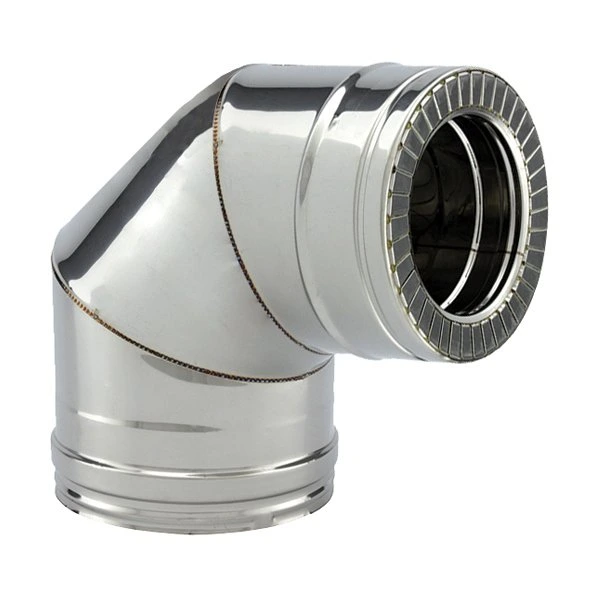 Curva Inox Dupla 100-150 90º