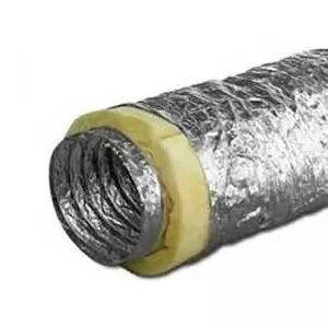 Tubo Aluminio Flex. Isolado p/ Ar Quente (temp.150ºC)127mm