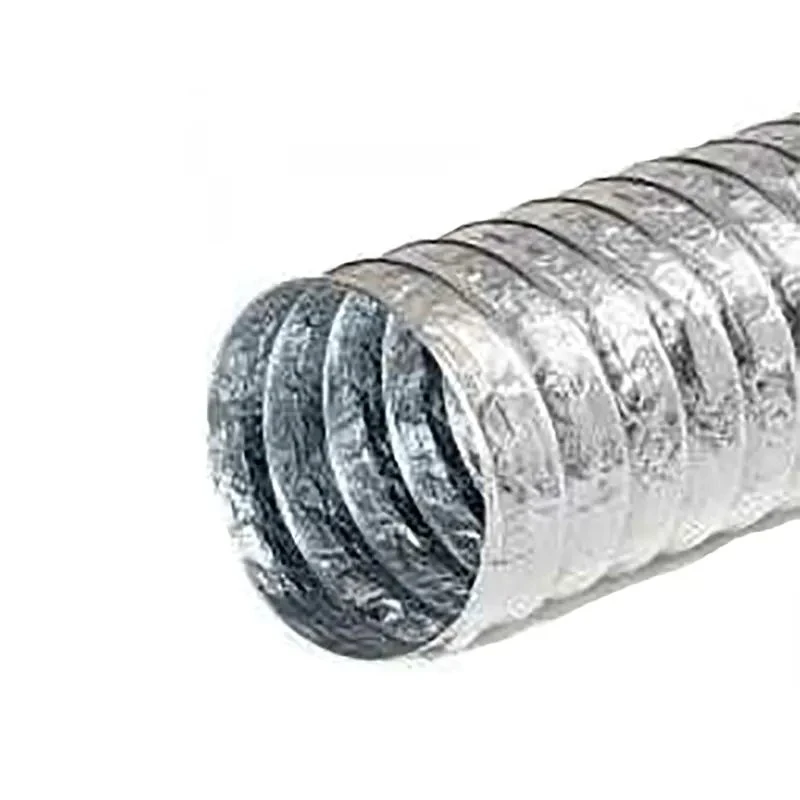 Tubo de Alumínio Flexível sem isolamento 127mm Rolo 10mts