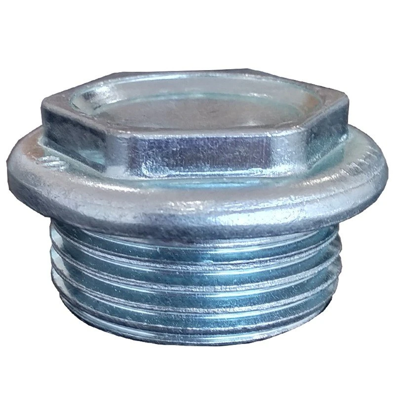 Tampão Radiador Cego 1" Direito Zinc.