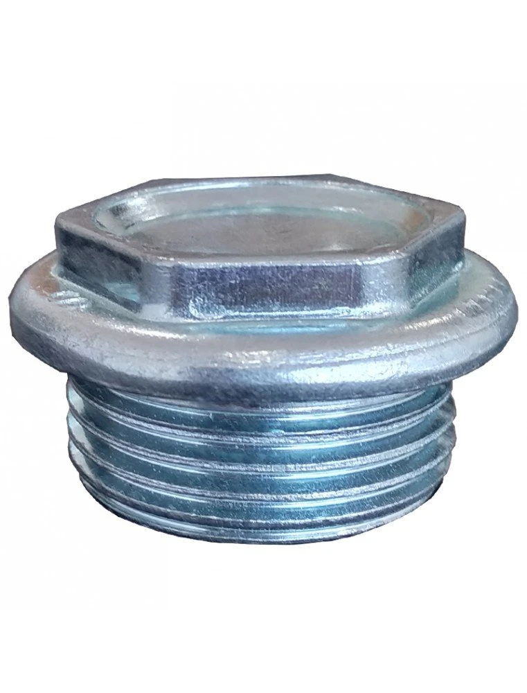 Tampão Radiador Cego 1" Esquerdo Zinc.