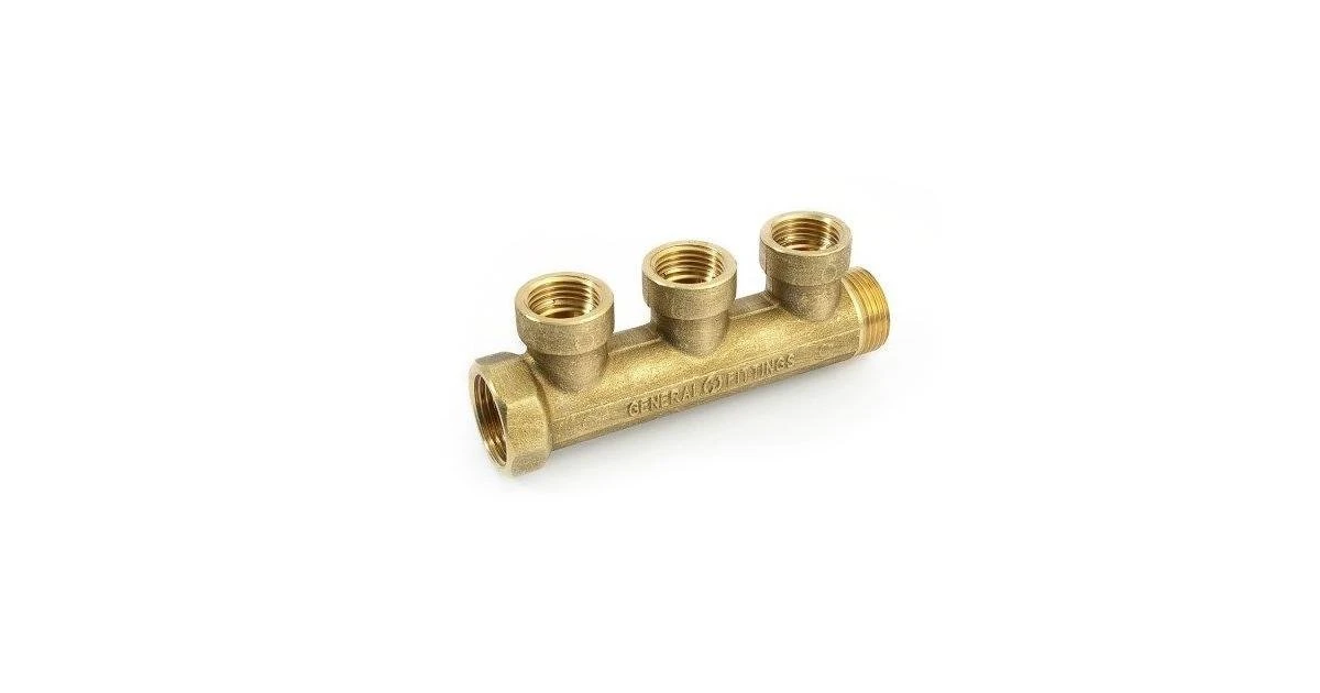 Colector Metálico FF 3/4 3+3 Saídas