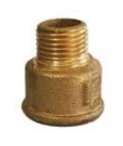 União Latão MF Redução 1"x3/4"