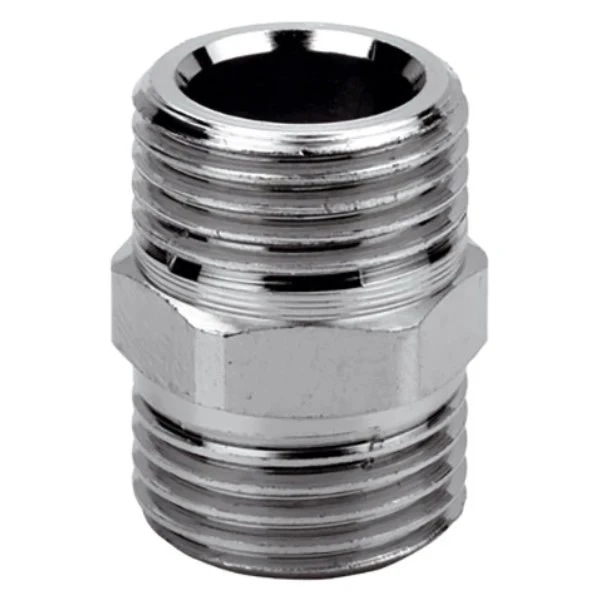 Casquilho Duplo Cromado 1/2"x1/2" L3 (1cmx3cm)