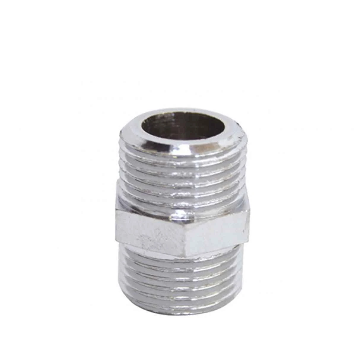 Casquilho Duplo Cromado 1/4"x1/4"