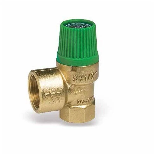 Válv. Seg. Temp/Pressão Solar 1/2" 10 BAR