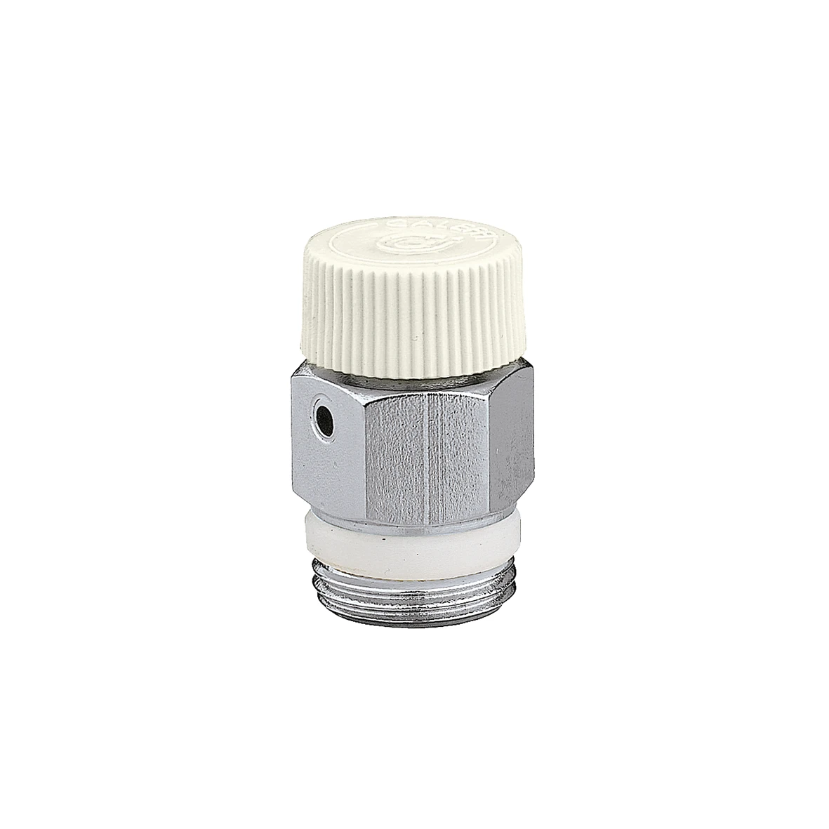 Purgador Manual p/ Radiador Branco Macho 1/8"