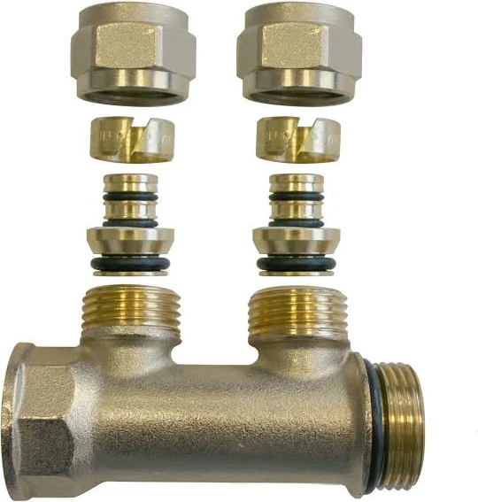 Colet.Multic. Simp Compon. 3/4" 2 Saidas 349 3/4"x2