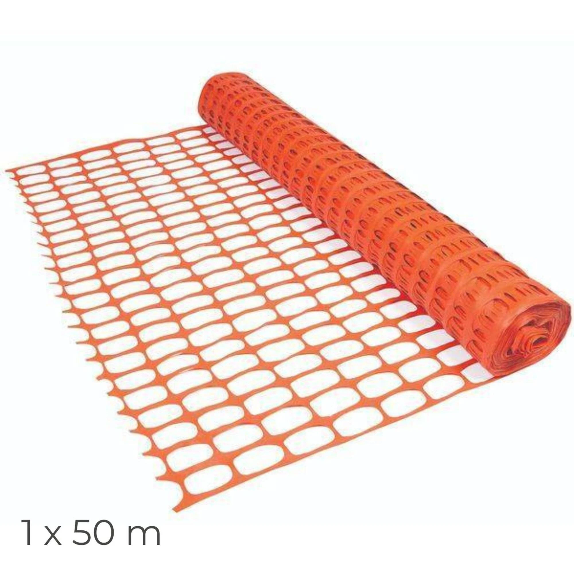 Rede Reboco 1x1 Laranja (110g/ m2) 1x50