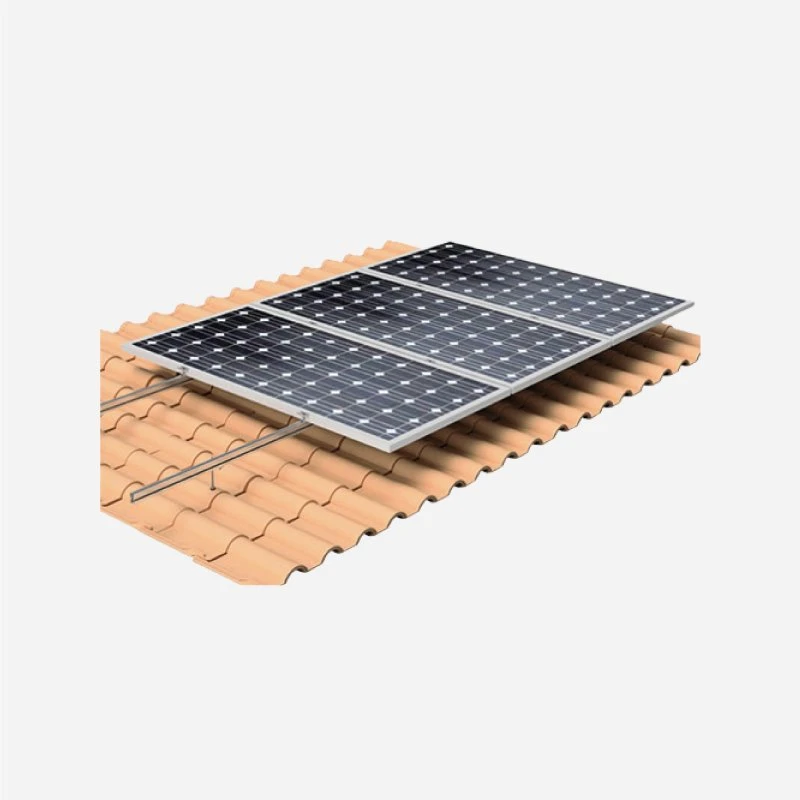 Estrutura Aluminio OP Cobert Plana OP V6 p/ 2 Paineis Solar