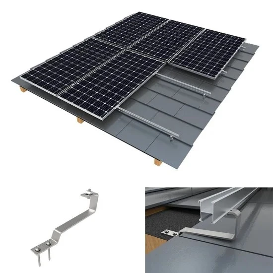 Estrutura Aluminio OP Cobert Plana OP V6 p/ 1 Painel Solar