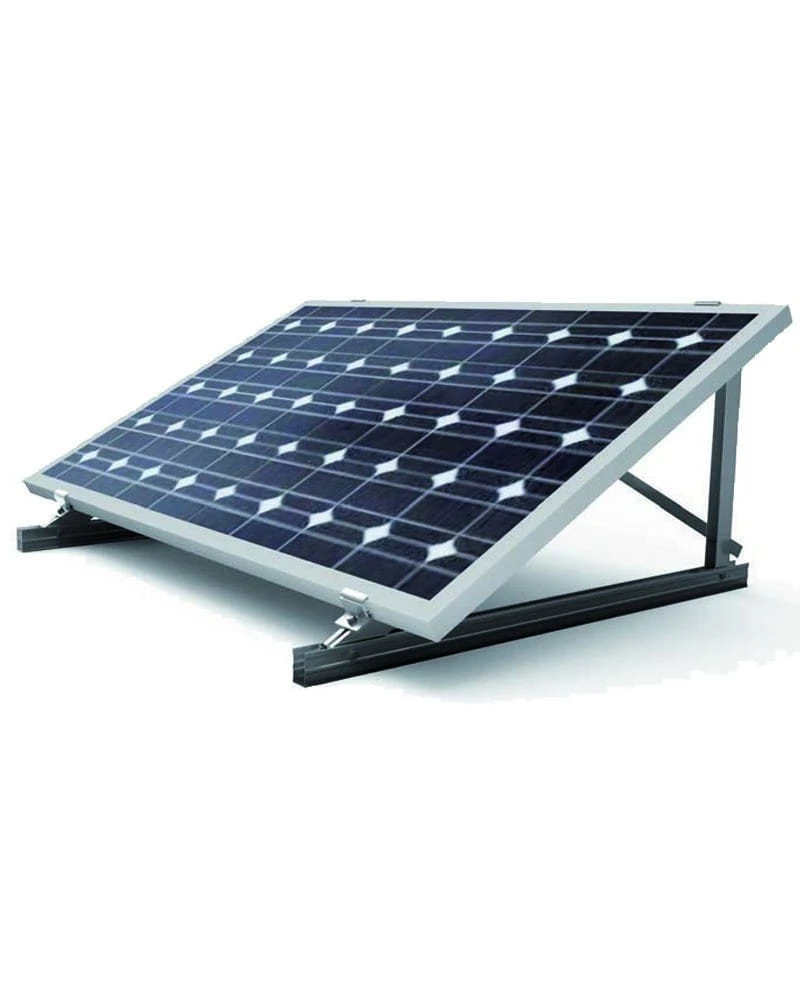 Estrutura Aluminio OP Cob. Plana Horizontal OP V6 p/1 Painel