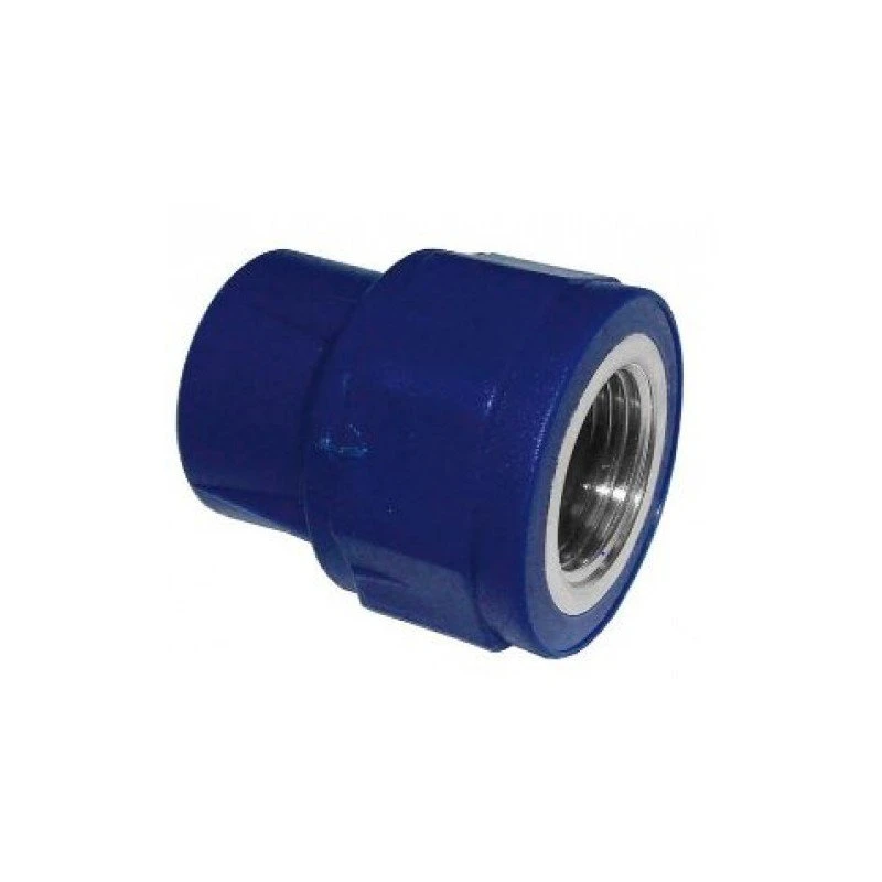 União Fêmea 20x1/2" PPR Azul