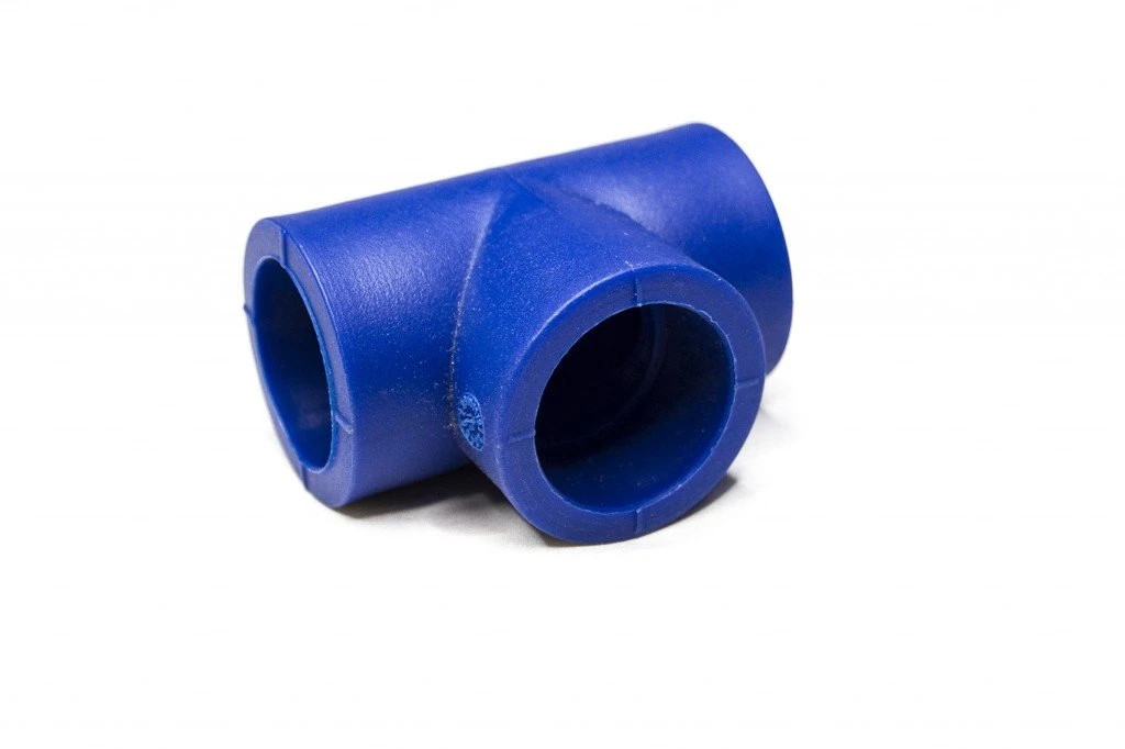 Tê Simples 20x20x20 PPR Azul