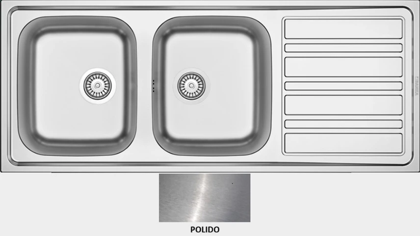 Lava -Louças Edge Mezzo 120 E38120 encastrar a superficie