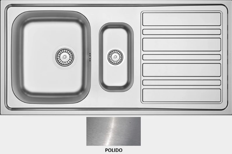 Lava -Louças Edge Mezzo 100-15 E38102 encastrar a superficie