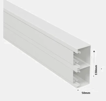 Calha Técnica Padrão 2 Compartimentos 130x50mm