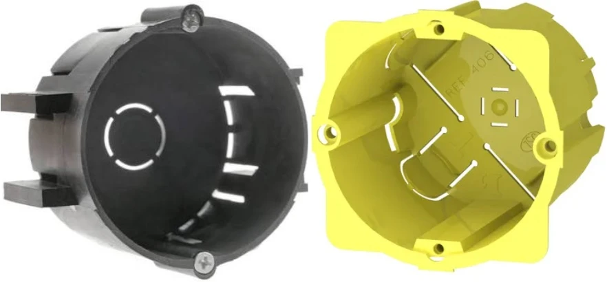 Caixa Redonda Ø 60mm ou Ø 65mm (Diâmetro)