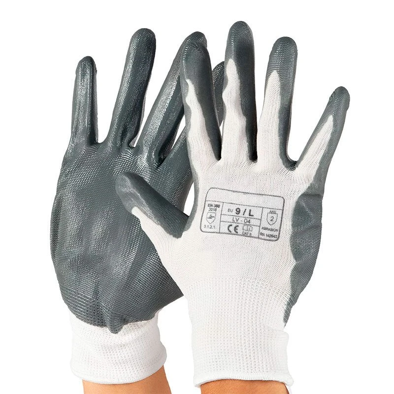 Luva Nylon Impregnado de Nitrilo Vermº G 1107R T07