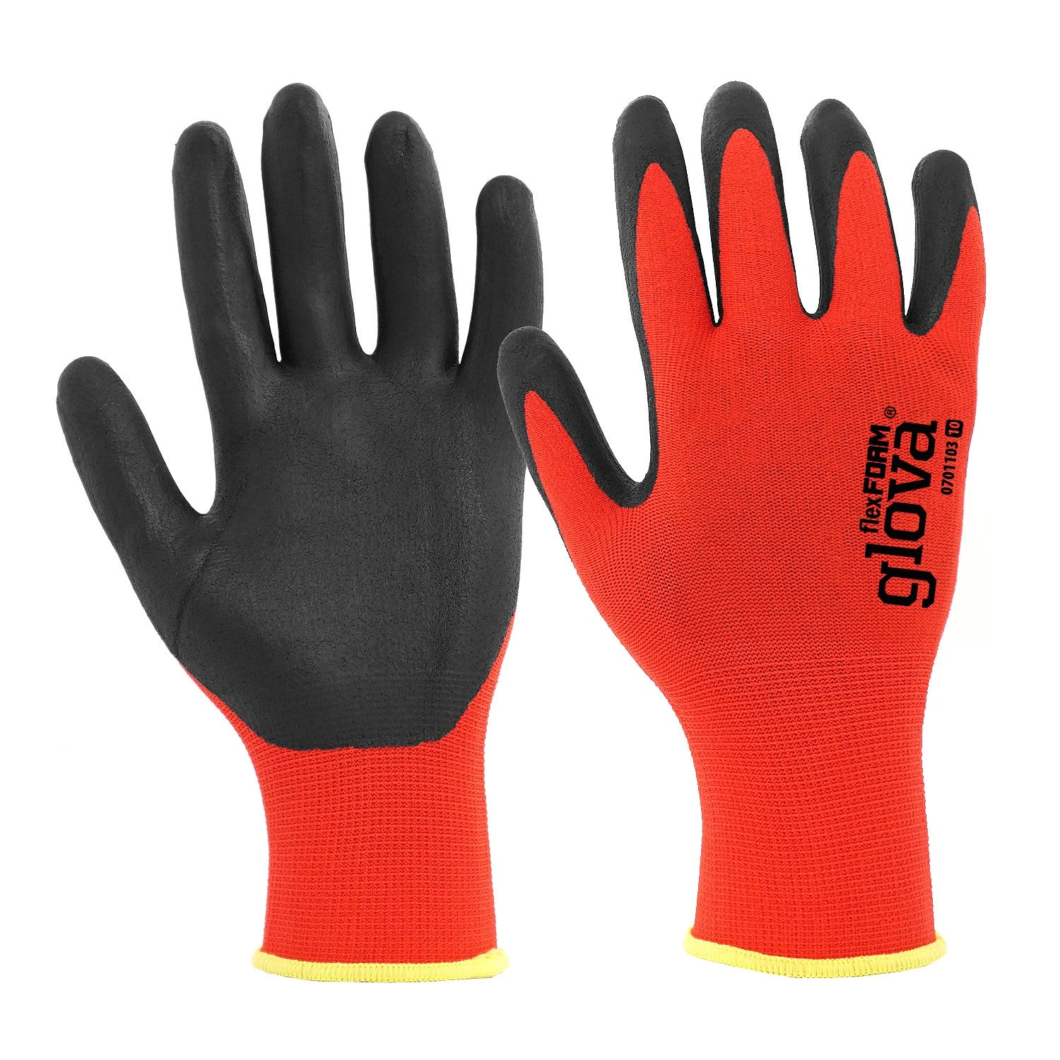 Luva Nylon Impregnado de Nitrilo Vermº G 1107R T08