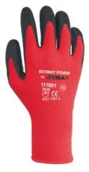 Luva Nylon Impregnado de Nitrilo Vermº G 1107R T10
