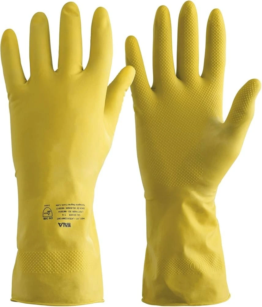 Luva Latex Natural c/ Flocolado Int. GTLY T07
