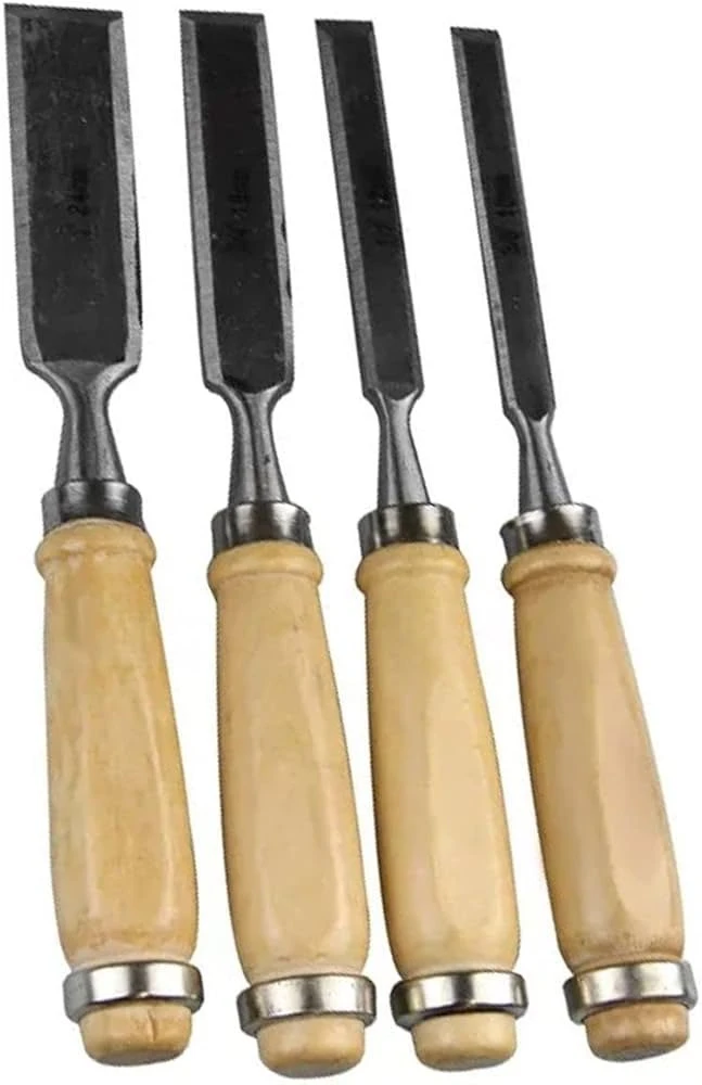 Jogo de Formões c/ Cabo Bimaterial 4 Pcs