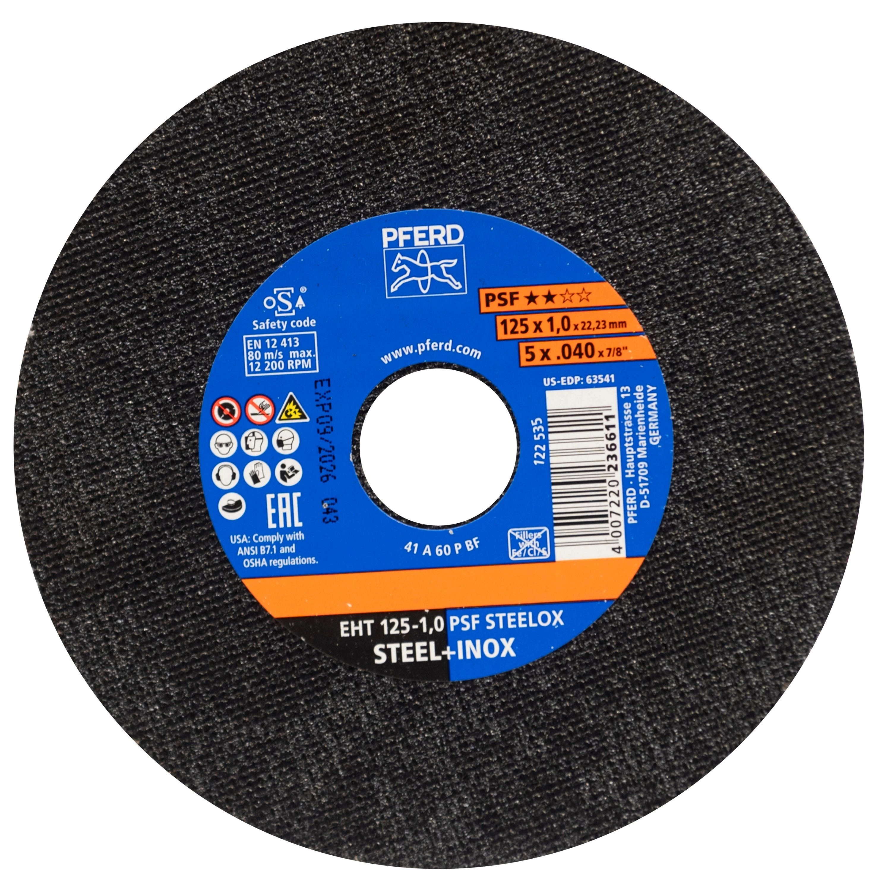 Disco de Corte INOX Mol Ferro 125 1