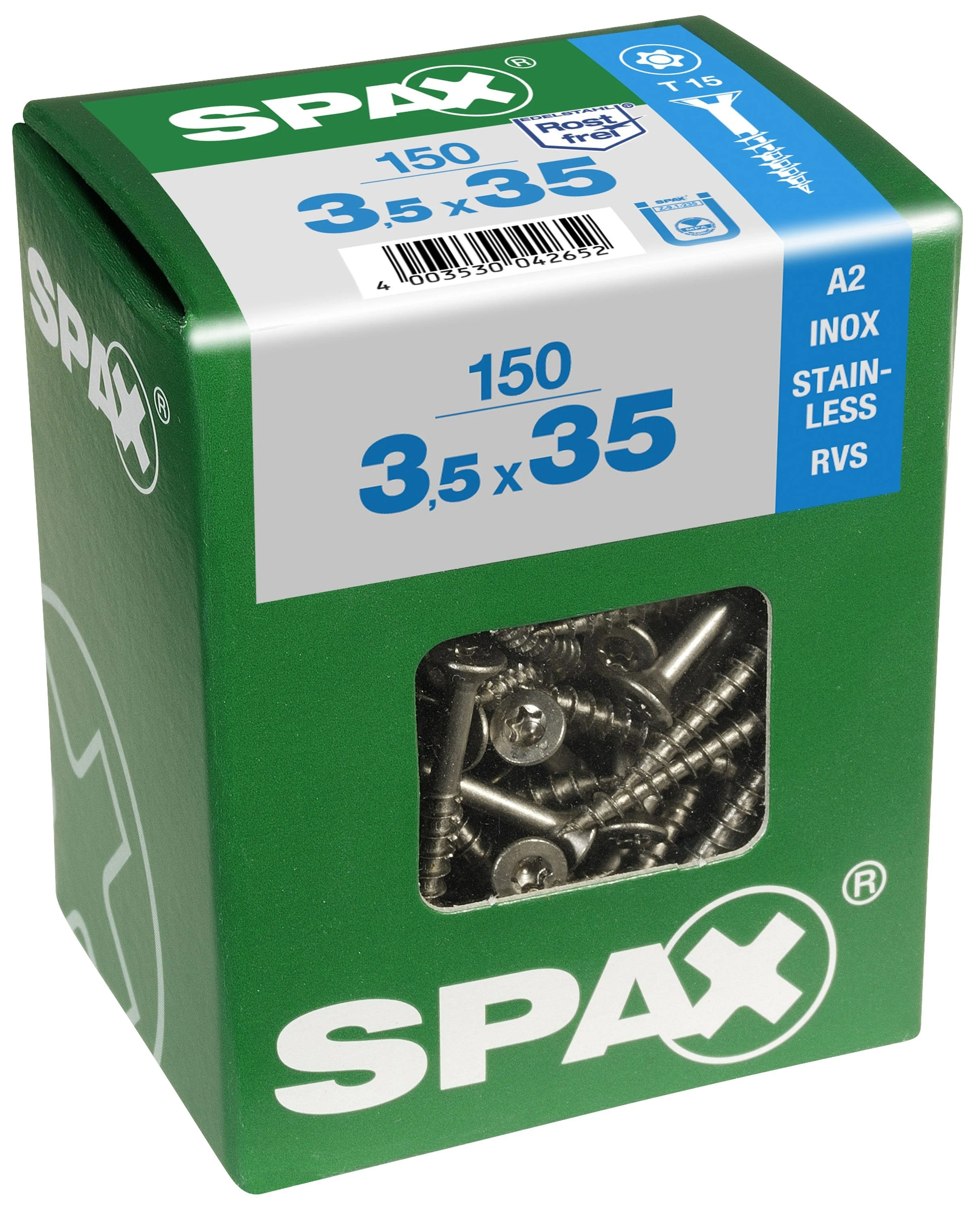 Parafuso Cab Chata TORX Inox A2 3.5x35
