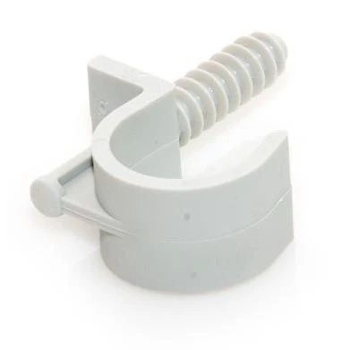 Abraçadeira "FIX-RING" Branca 016mm (Furo 8mm)