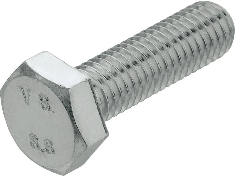 Parafuso DIN 933 Rosca Total Inox A2 Cab Sextav M8x100