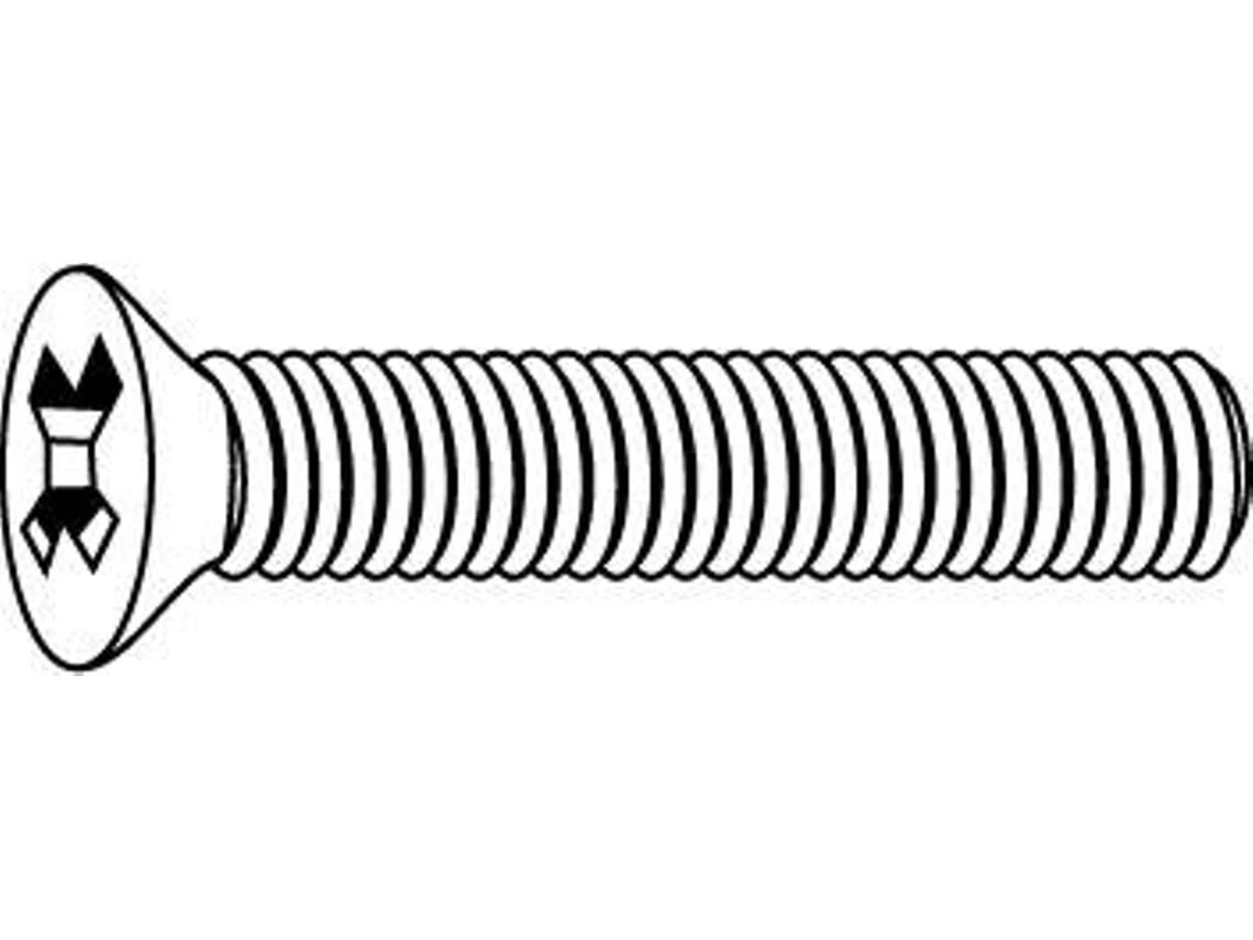 Parafuso DIN 965 Inox A2 Rosca Metais M6x40