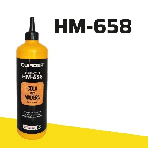 Cola Branca BRIK-CEN HM-658 para Madeira Embalagem de 750g.