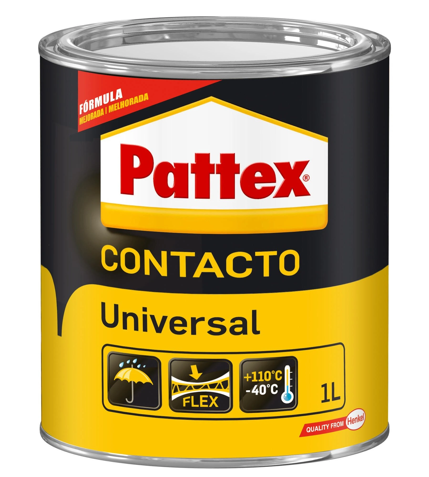 Cola de contacto de secagem rápida  1 litro.